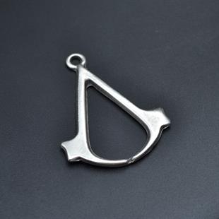 Assassin's Creed Kolye Ucu - Antik Gümüş Kaplama