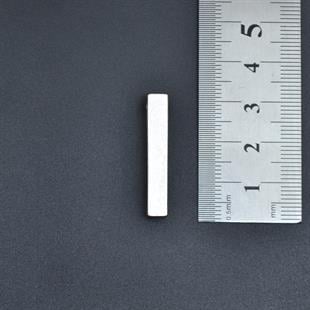 Kısa Çubuk Kolye Ucu - Antik Gümüş Kaplama
