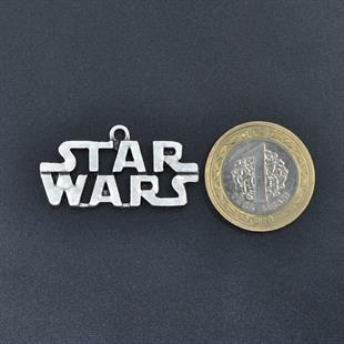 Star Wars Kolye Ucu - Antik Gümüş Kaplama