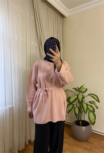 Triko Tunik | Pembe