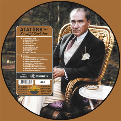 Atatürk'ün Sevdiği Şarkılar - Solist: Ertan Sert ( Numaralı Picture Plak)