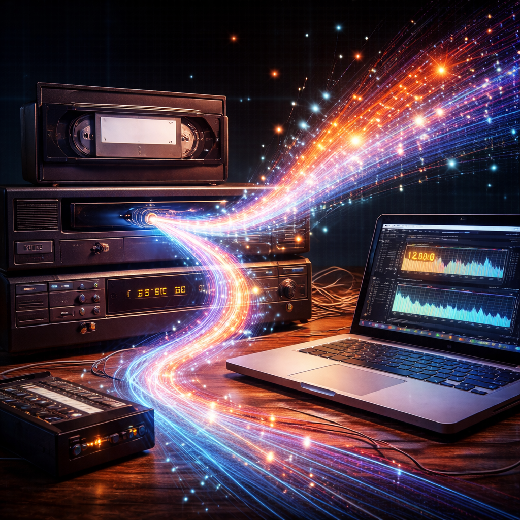 VHS - BETA Kaset → Dijital Aktarım Hizmeti 