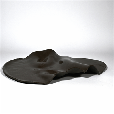 Stoneware Kahverengi Sunum Tabağı