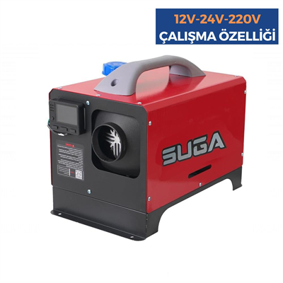 SUGA 12V/24V/220V 5KW Çanta Tipi Portatif WEBASTO Dizel Isıtıcı