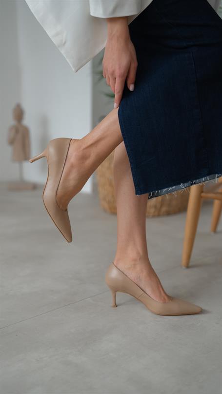 Brant Ten Hakiki Deri Kadın Stiletto