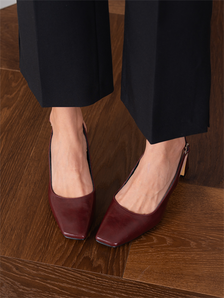 Sable Bordo    Topuklu Ayakkabı