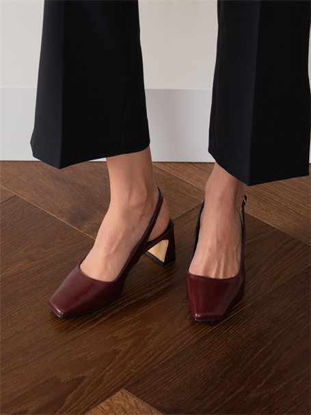 Sable Bordo    Topuklu Ayakkabı