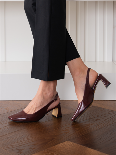 Sable Bordo    Topuklu Ayakkabı