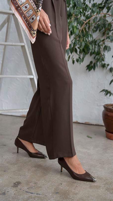 Vander Kahve Hakiki Deri Kadın Stiletto