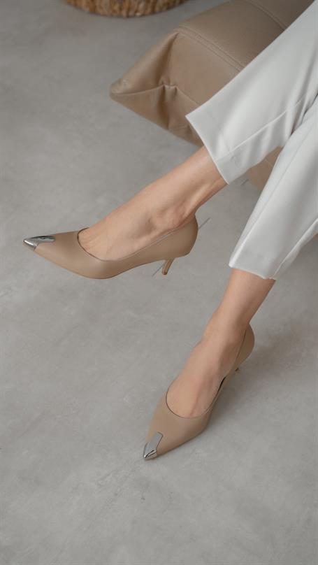 Vander Ten Hakiki Deri Kadın Stiletto
