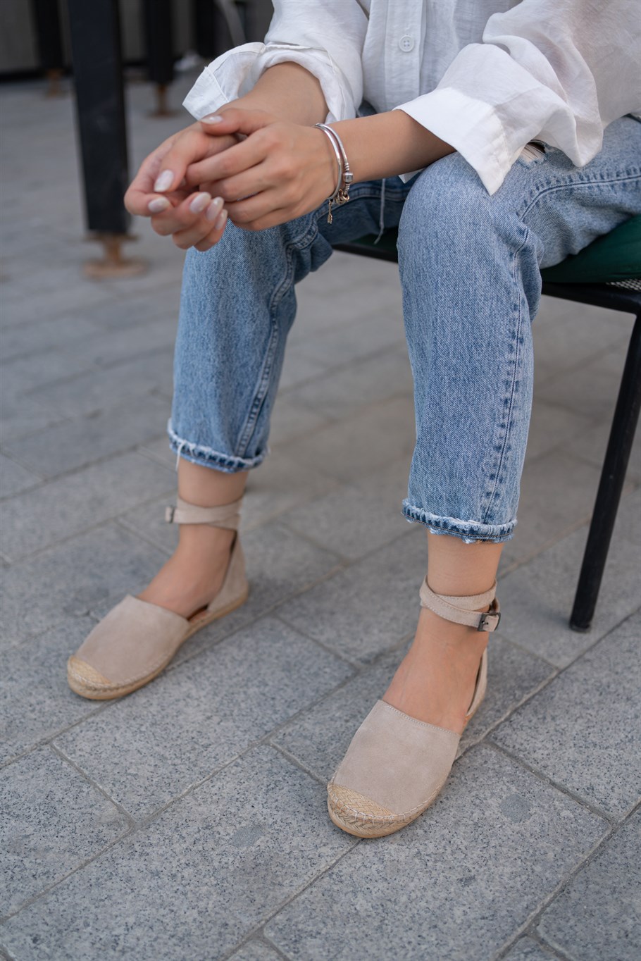 Wall Bej Süet   Espadril · 4