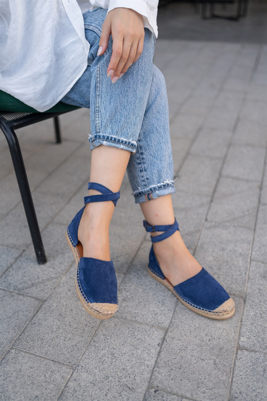 Wall İndigo Süet   Espadril · 2