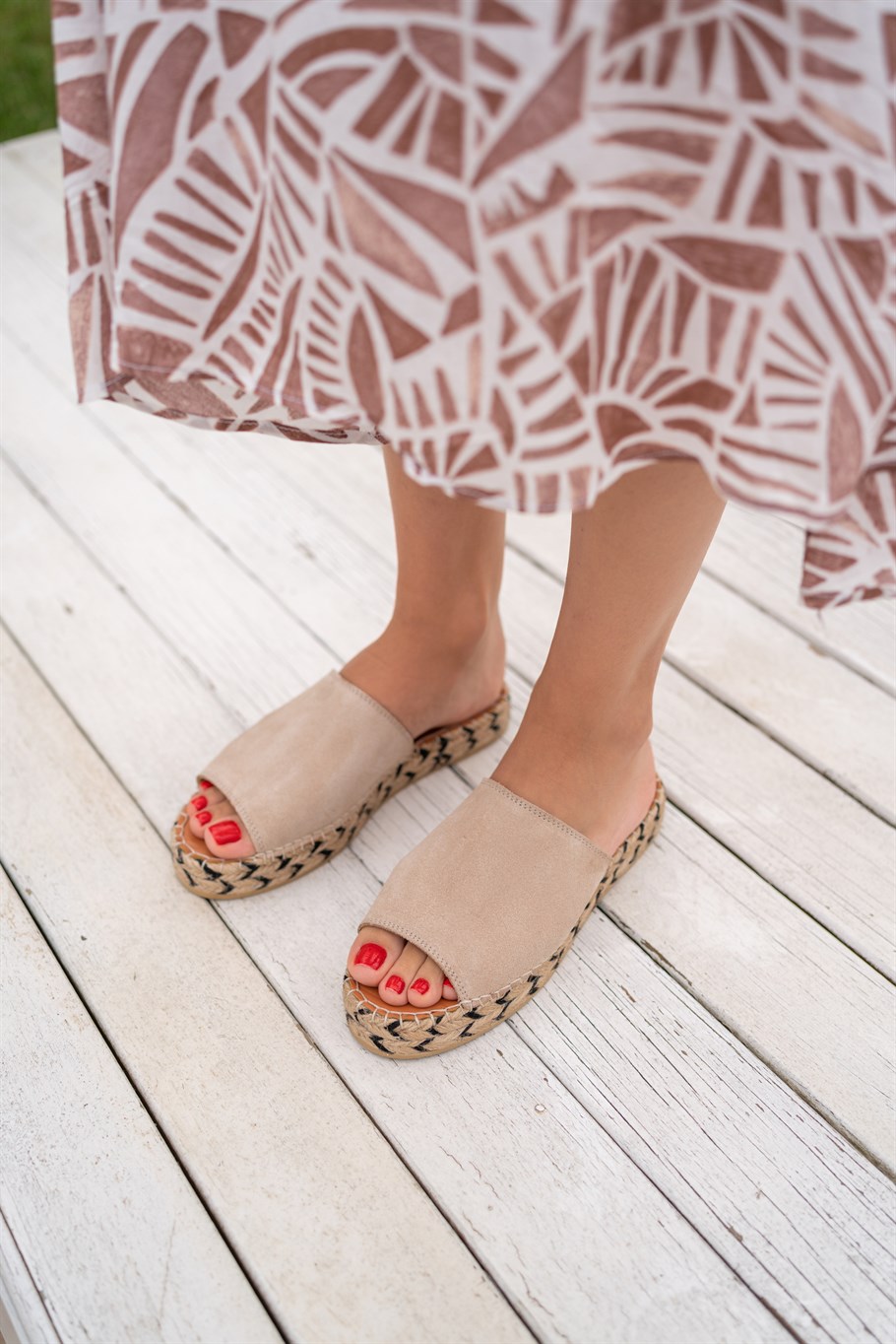 Walt Bej Süet   Espadril · 2