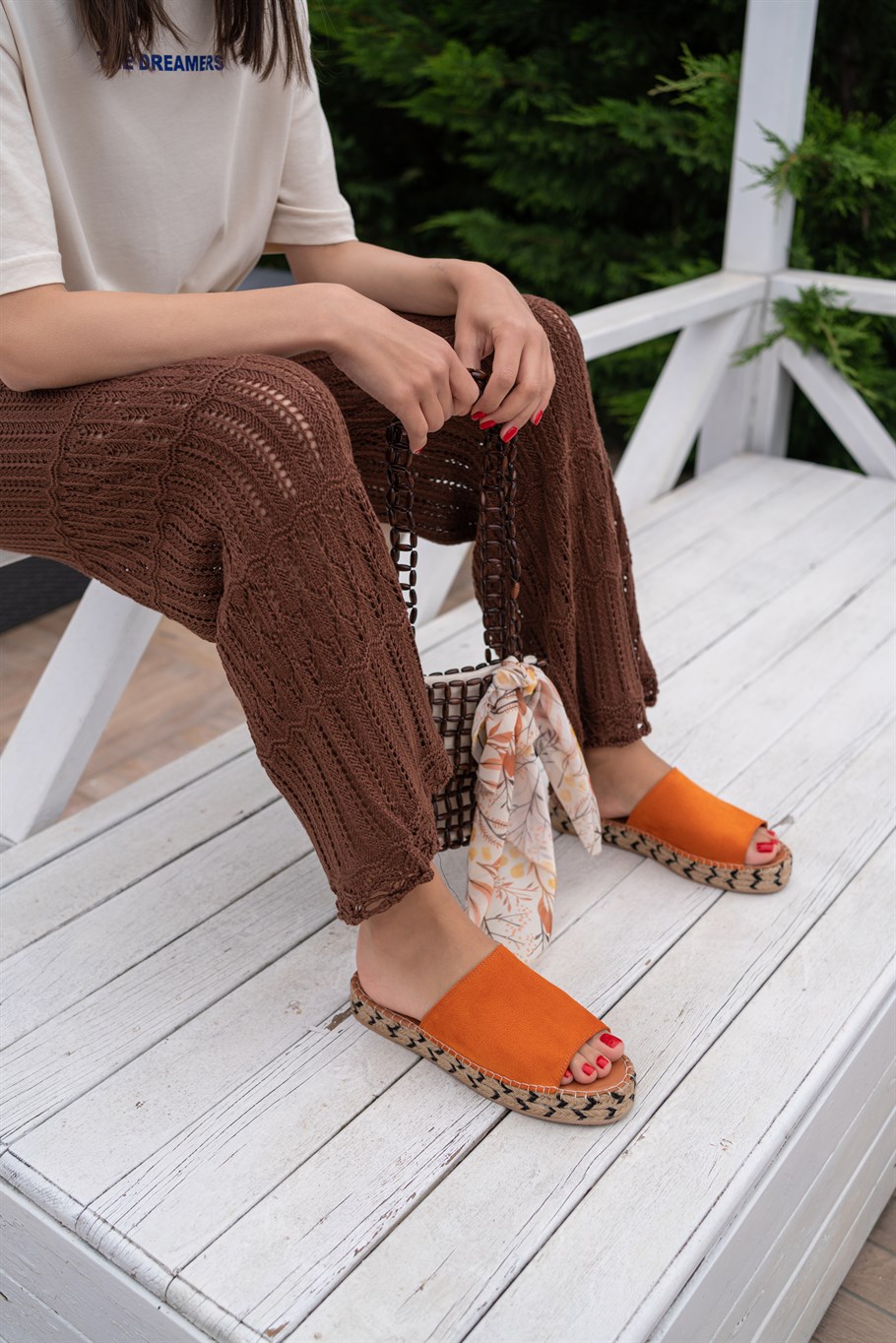 Walt Turuncu Süet   Espadril · 3