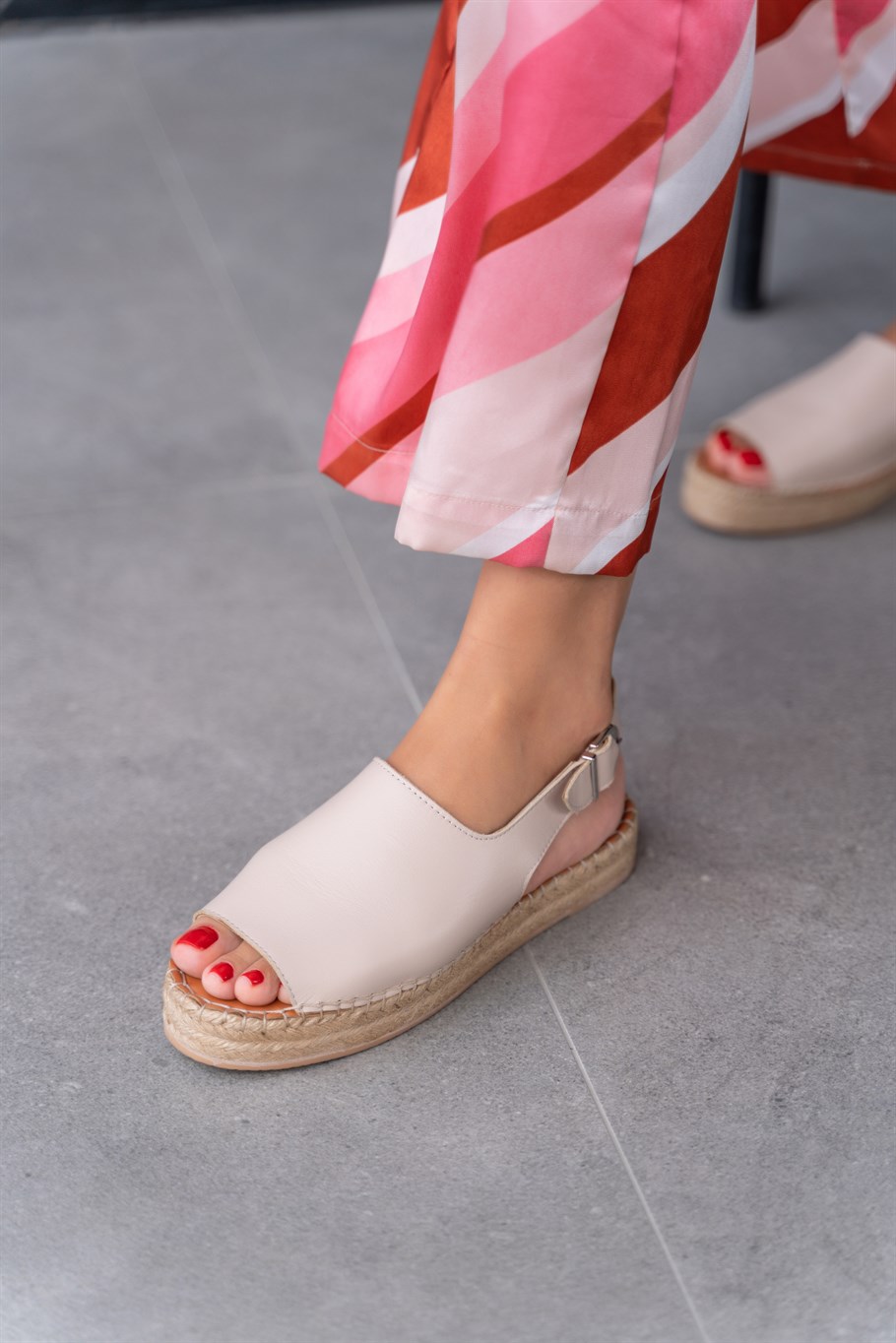 Wanna Vizon Deri   Espadril · 4