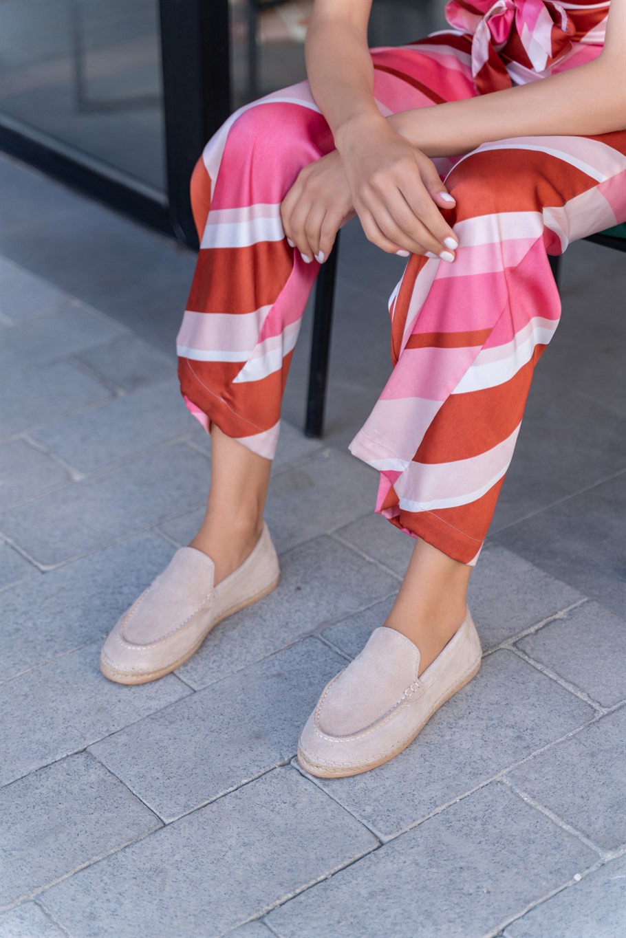 Weston Bej Süet   Espadril · 6