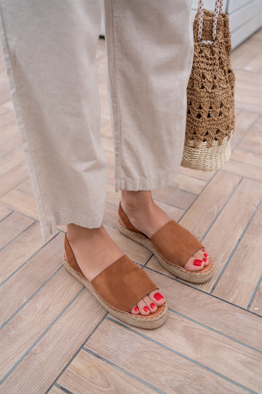 Zeus Taba Süet   Espadril · 5
