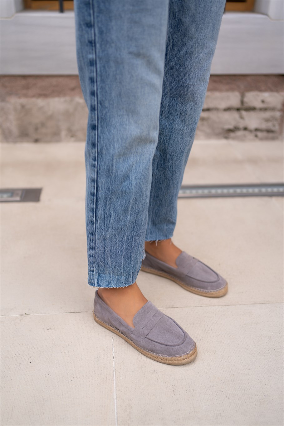 Zily Gri Süet   Espadril · 3