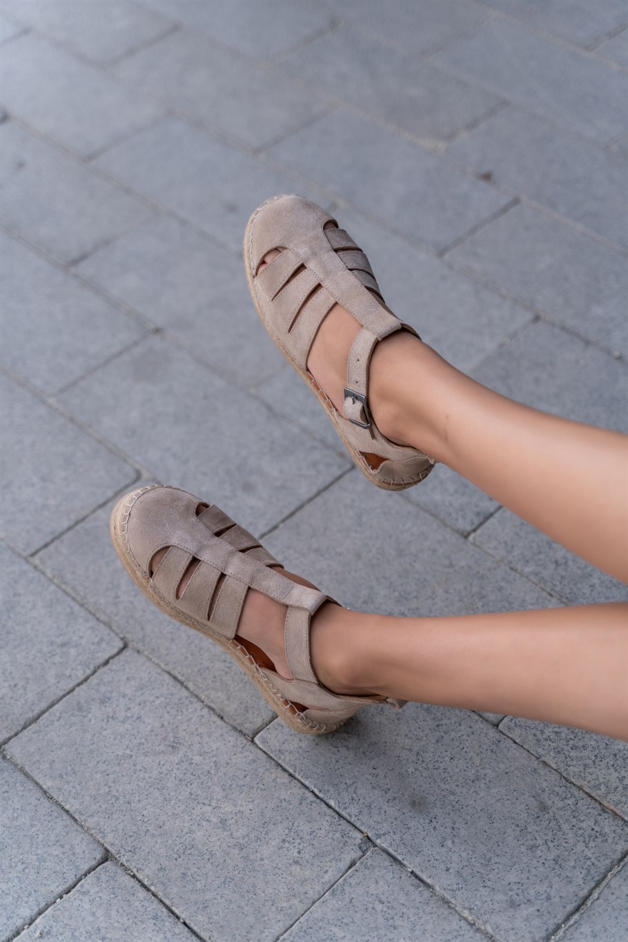 Zoe Bej Süet   Espadril · 3