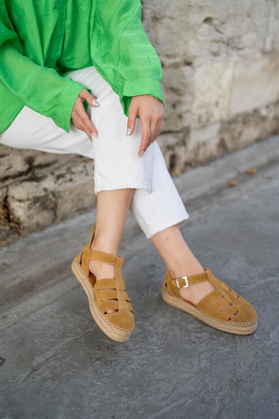 Zoe Hardal Süet   Espadril · 4
