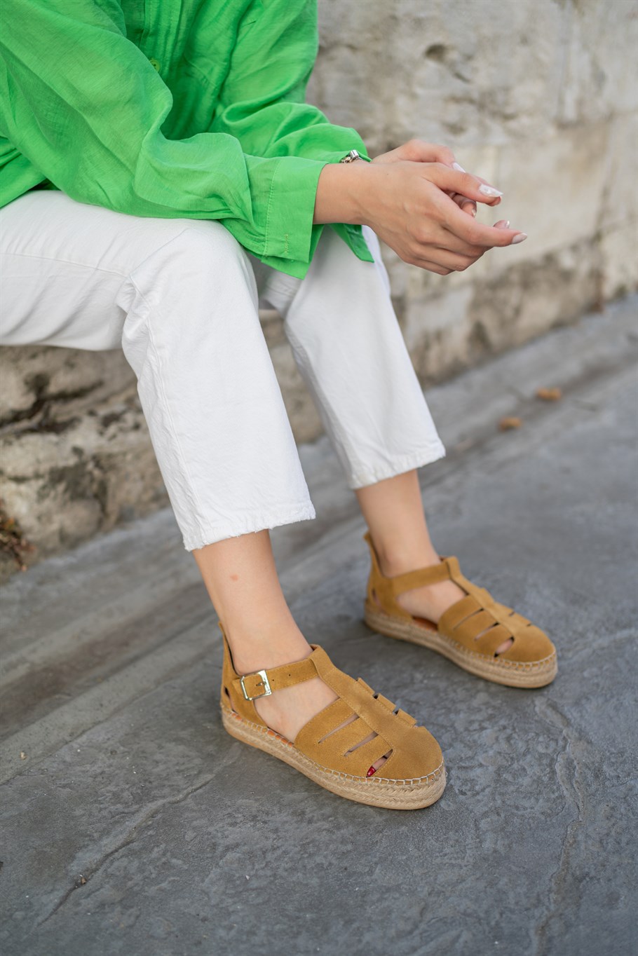 Zoe Hardal Süet   Espadril · 5