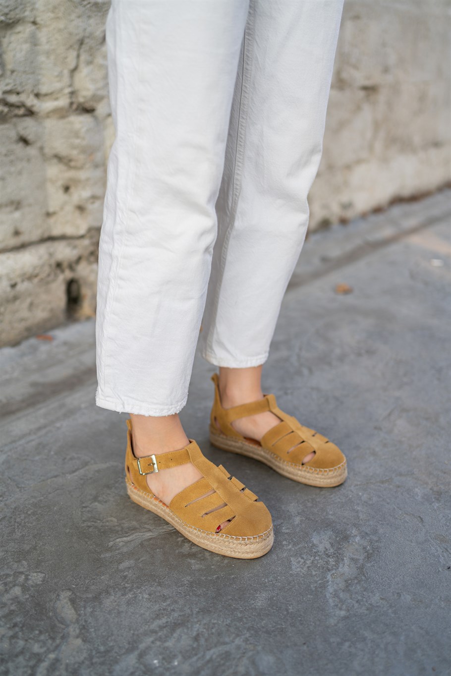 Zoe Hardal Süet   Espadril