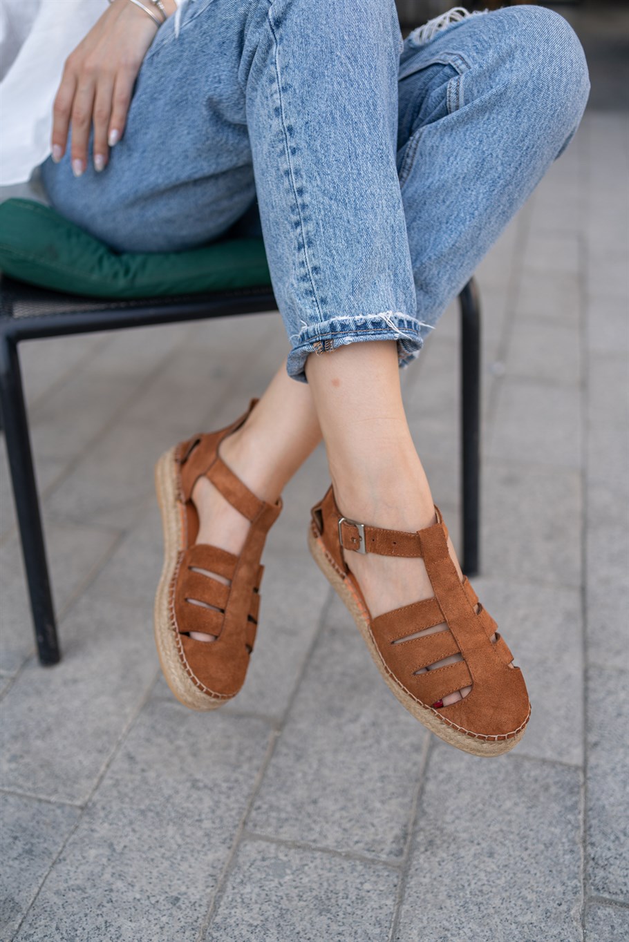 Zoe Taba Süet   Espadril · 2