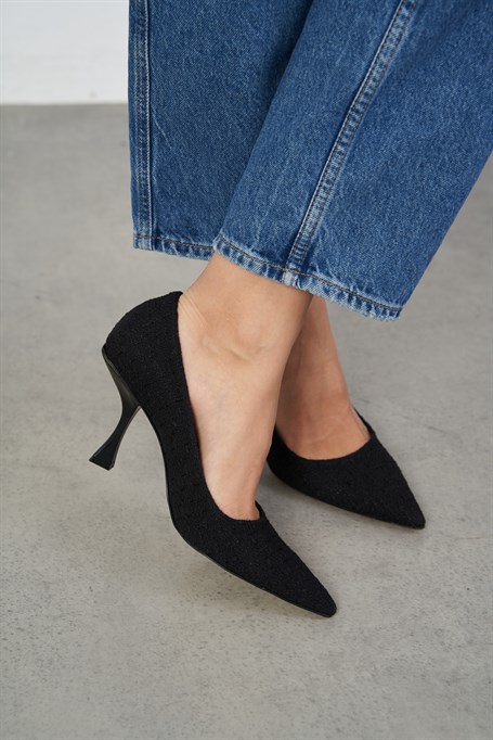 Feg Siyah   Topuklu Ayakkabı
