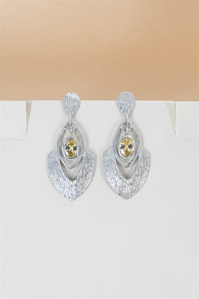 Meksika Diamond Gümüş Küpe