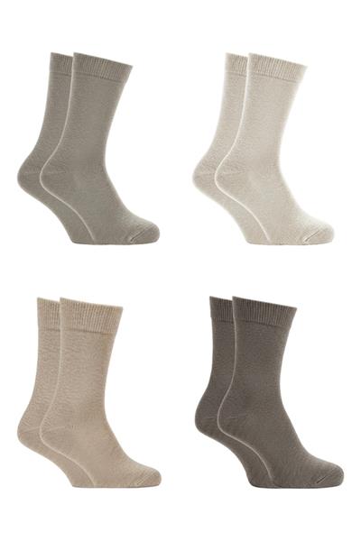 Erkek Alpaka Yün Kışlık Kalın Soket Çorap 4lü Paket