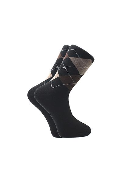 Erkek Havlu Lastikli Pamuklu Kışlık Kalın Soket Çorap Çok Renkli Termal 4lü Paket