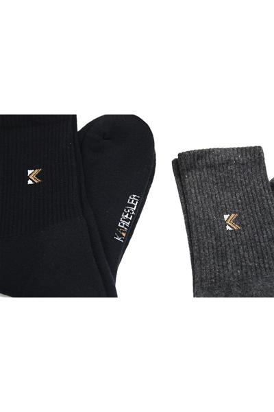 Erkek Havlu Pamuklu Kışlık Kalın Renkli Asorti Soket Çorap Termal 4lü Paket