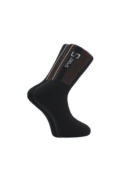 Erkek Havlu Pamuklu Kışlık Kalın Soket Çorap Çok Renkli Termal 4lü Paket