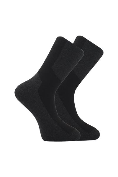 Erkek Havlu Pamuklu Kışlık Soket Çorap Çok Renkli Termal 4lü Paket