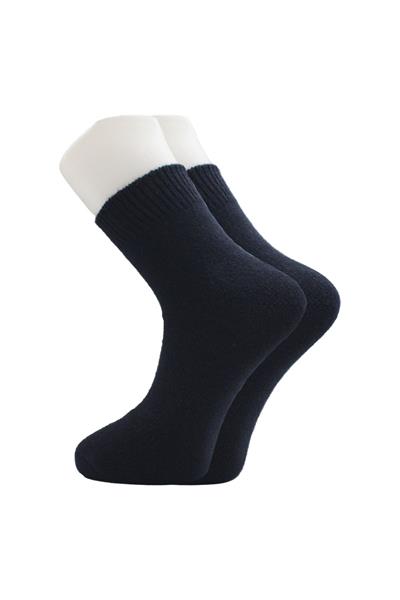 Erkek Lambswool Yün Kışlık Çok Renkli Yarım Konç Çorap 4lü Paket