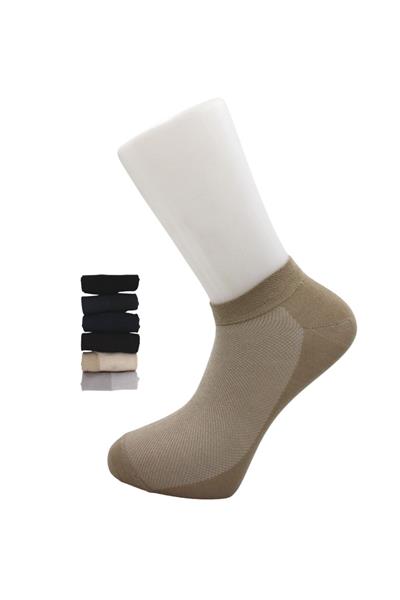 Erkek Modal Patik Çok Renkli Çorap Dikişsiz 6lı Paket