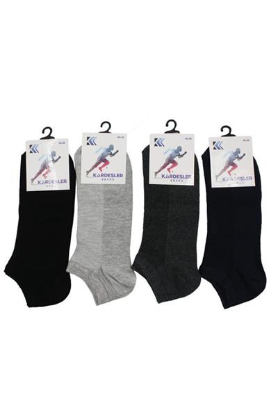 Erkek Pamuklu Patik Çorap 4lü Paket