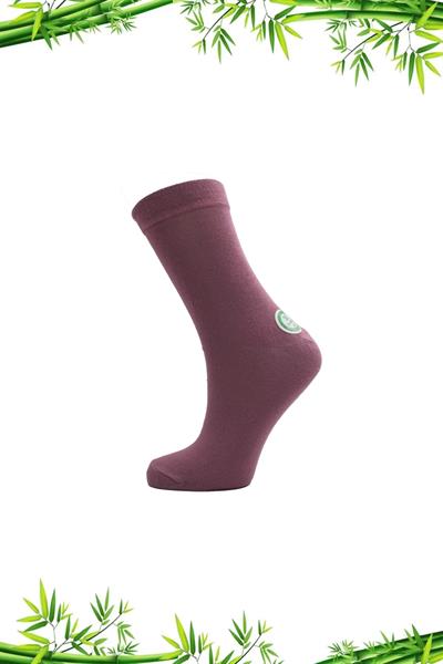 Kadın Bambu Soket Asorti Çok Renkli Çorap Dikişsiz 6lı Paket