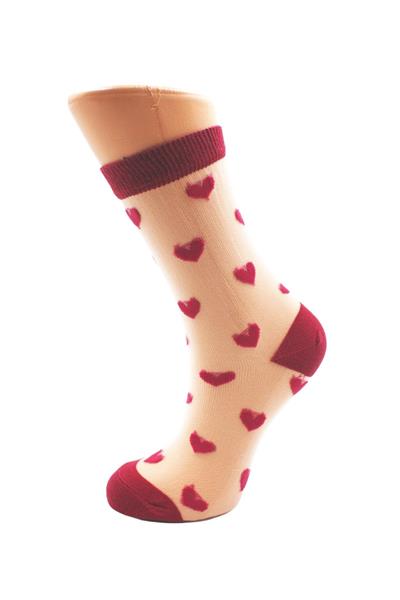 Kadın Desenli Tül Çorap