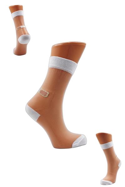 Kadın Desenli Tül Çorap