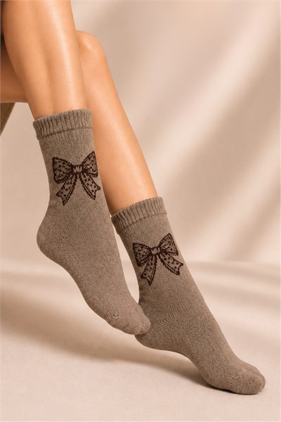 Kadın Lambswool Kışlık Soket Çorap 4lu Paket - 36 - 40