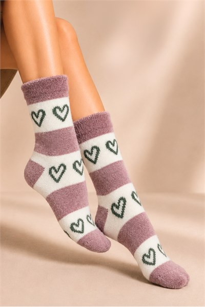 Kadın Lambswool Kışlık Soket Çorap 4lu Paket - 36 - 40