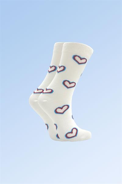 Kadın Pamuklu Soket Çorap Çok Renkli 4lü Paket