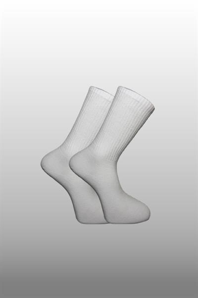 Unisex Beyaz Tenis Soket Çorap Kolej 3lü Paket