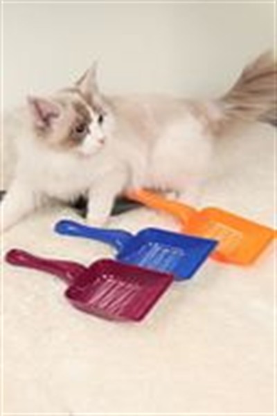 Aralıklı Plastik kedi Kumu Küreği,Temizleme Eleme Küreği Lacivert