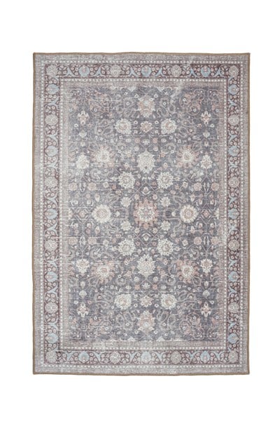 Art Deco Dijital Şönil Halı | Vintage Desenli Halı | Kaymaz Tabanlı | Makinede Yıkanabilir | OART02 160X230 