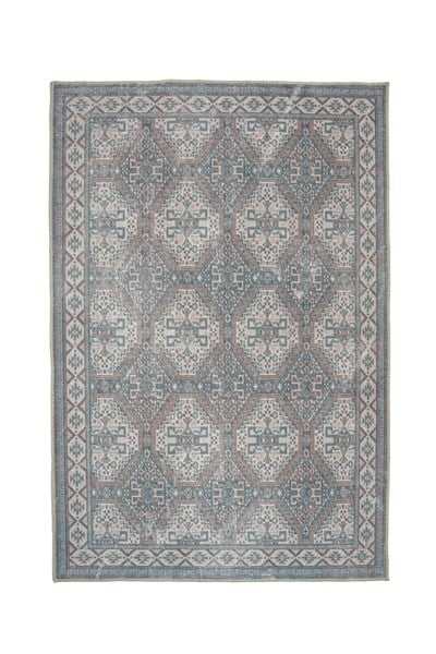 Art Deco Dijital Şönil Halı | Vintage Desenli Halı | Kaymaz Tabanlı | Makinede Yıkanabilir | OART03 160 x 230 