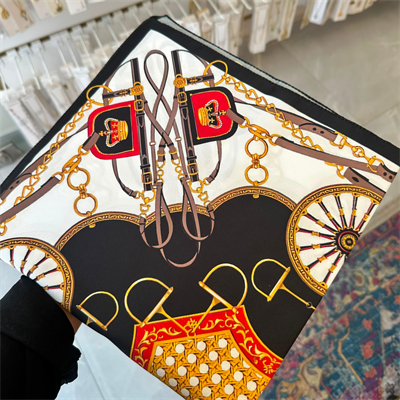 Royal Siyah 60X60 İpeksi Fular