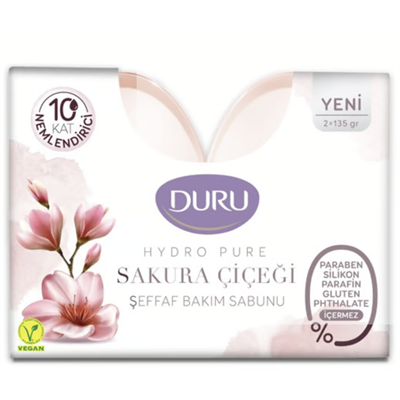 Duru Sabun Hydro Pure Sakura Çiçeği 2*135 gr