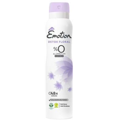 Emotion Deodorant Sprey Kadın Detox Floral 200 ml